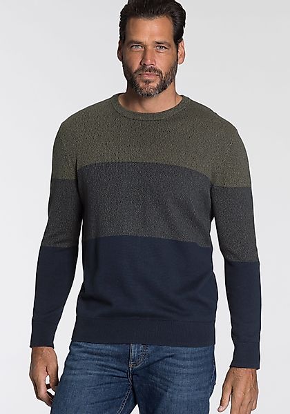 Man's World Rundhalspullover Bis Größe 5 günstig online kaufen