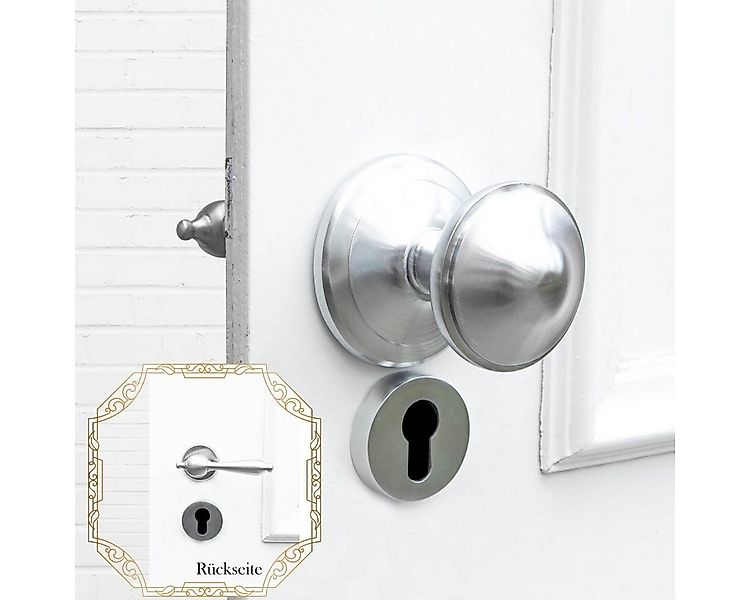 Antikas Türbeschlag Türbeschlag mit Türklinke & Knauf für Haustüren-festste günstig online kaufen