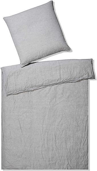 Elegante Bettwäsche Breezee, Halbleinen, 2 teilig, günstig online kaufen