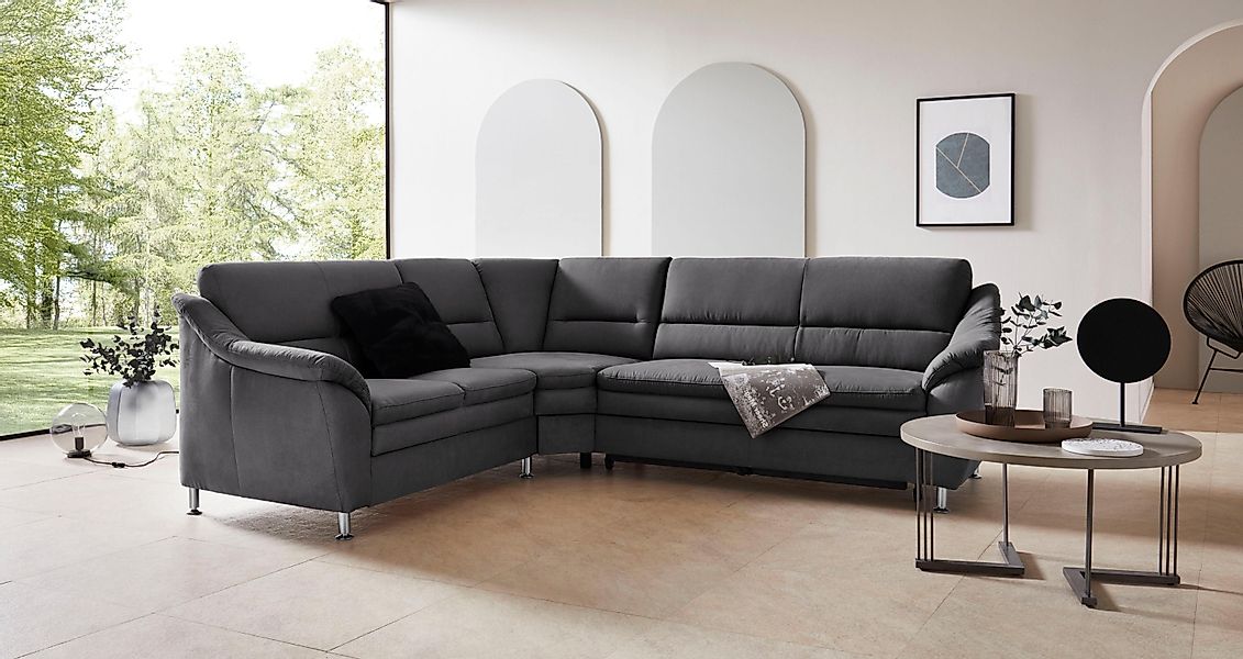 Places of Style Ecksofa "Cardoso L-Form", mit Trapezecke für mehr Sitzkomfo günstig online kaufen