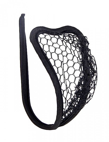 Lau-Fashion Tanga C-String Netz Schwarz Transparent günstig online kaufen