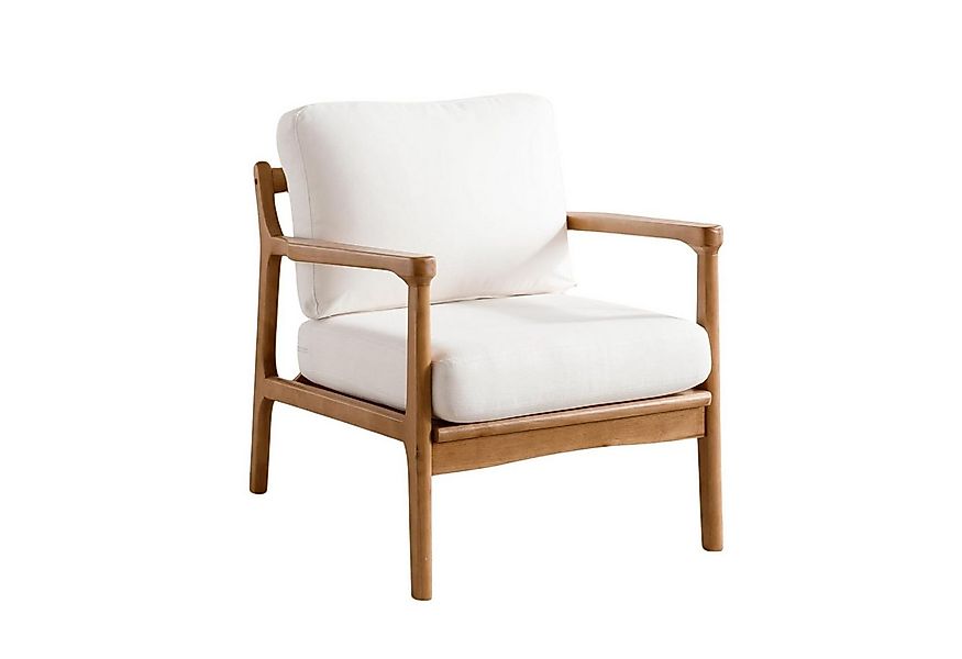 WAHSON OFFICE CHAIRS Loungesessel Vintage Loungesessel mit Holzgestell & Le günstig online kaufen