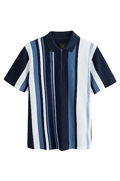 Next Poloshirt Poloshirt mit 1/4-RV und günstig online kaufen