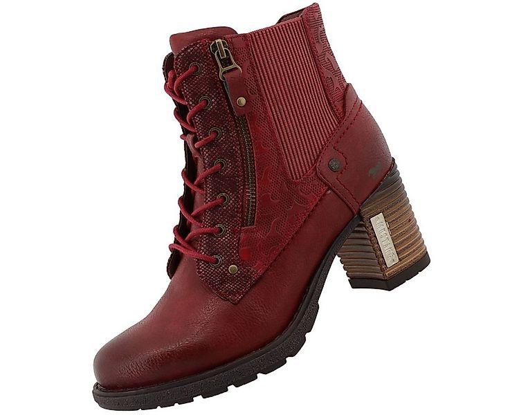 Mustang Shoes 15M0182001-bordo Stiefelette günstig online kaufen