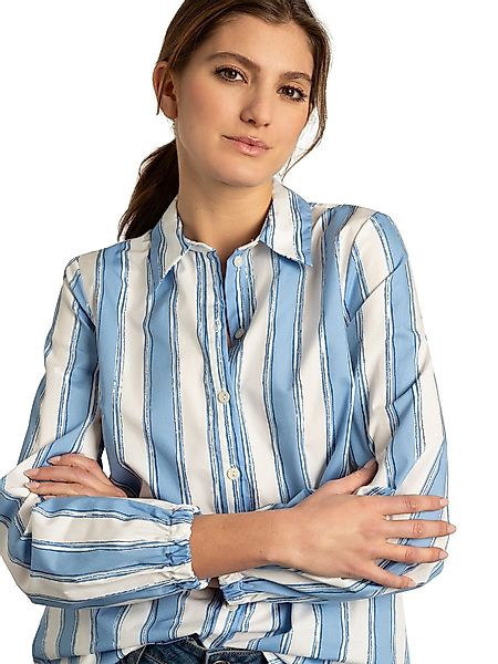 MORE&MORE Langarmbluse Streifenbluse günstig online kaufen