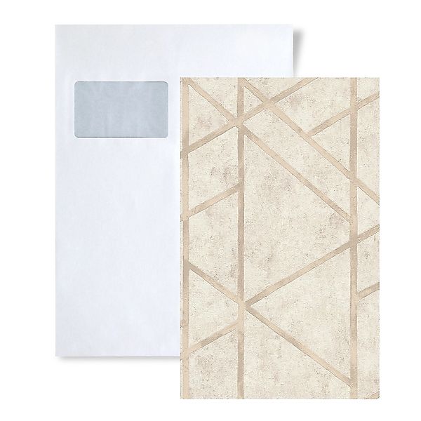 PROFHOME 1 MUSTERSTÜCK S-369284-GU DIN A4 MUSTER der Geometrischen Tapete günstig online kaufen