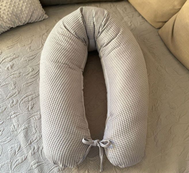 Loolay Stillkissen WAFFELPIQUE/ GLATT Schwangerschaftskissen Seitenschläfer günstig online kaufen