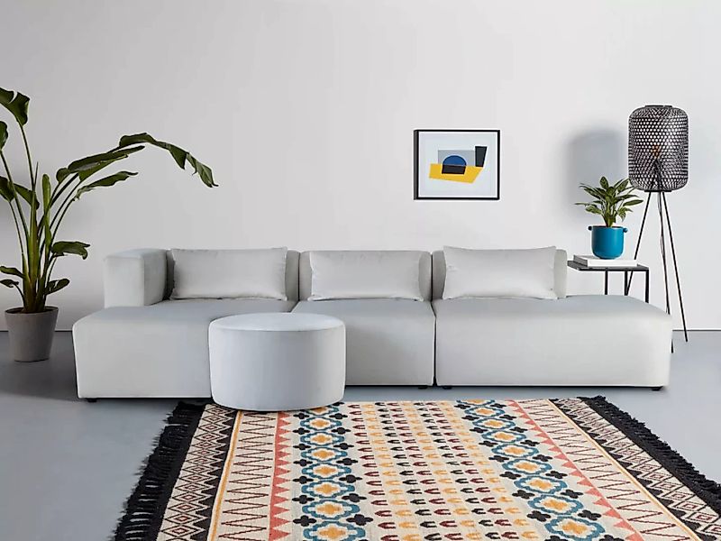 Leonique Ecksofa "Alexane L-Form", zusammengesetzt aus Modulen, in vielen B günstig online kaufen