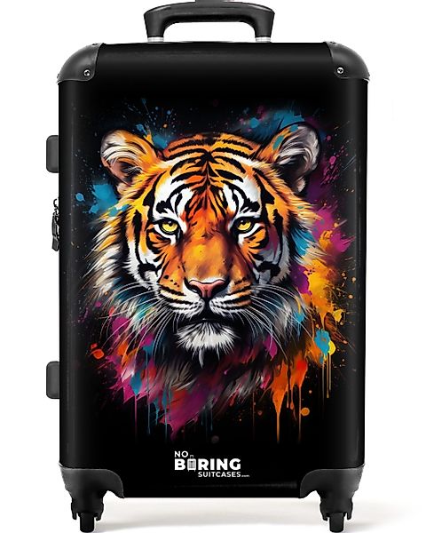 NoBoringSuitcases.com© Hartschalen-Trolley Tiger als Straßenkunstwerk 67 günstig online kaufen