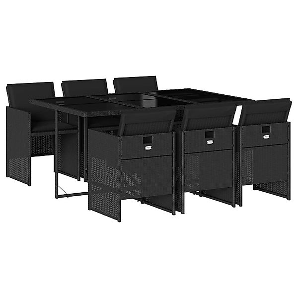 vidaXL Garten-Essgruppe 7-tlg. Garten-Essgruppe mit Kissen günstig online kaufen