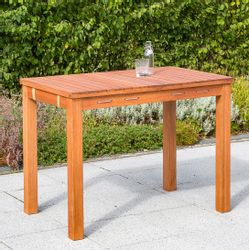 Merxx Gartentisch Rechteckig Braun 100 cm x 60 cm günstig online kaufen
