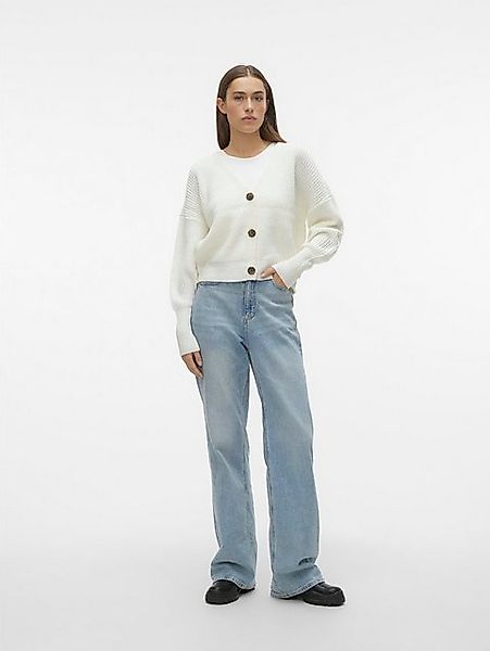 Vero Moda Strickjacke Lea (1-tlg) Drapiert/gerafft günstig online kaufen