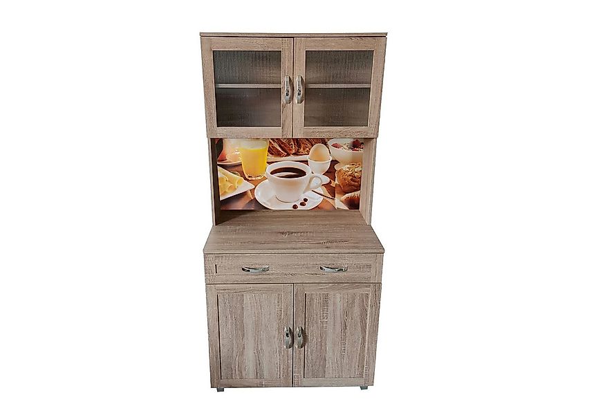 HTI-Living Hochschrank Küchenbuffet 1 Schublade Blanca Bistro (Stück, 1-St. günstig online kaufen