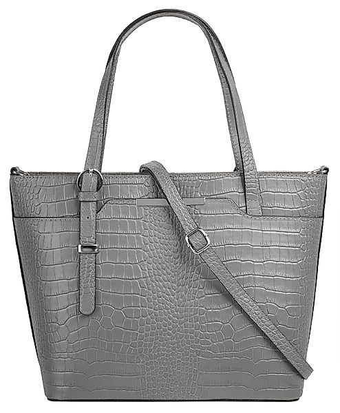 Cluty Henkeltasche, echt Leder, Made in Italy günstig online kaufen