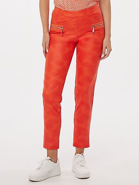 MONACO blue Lederimitathose Schlupfhose koerpernah in günstig online kaufen