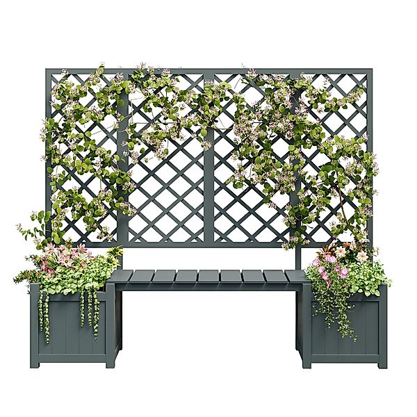 HAUSS SPOLE Blumenkasten Pflanzgefäß mit Spalier günstig online kaufen