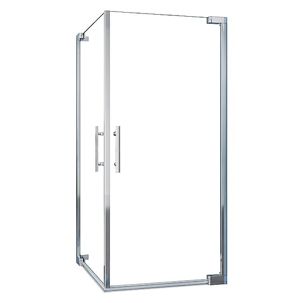 AICA 100x100cm Eckig Duschkabinen H.185cm Eckduschen Duschtür Nischentür Du günstig online kaufen