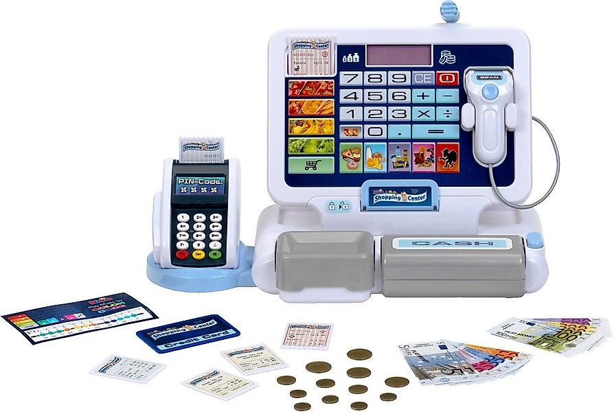Klein Spielkasse Shopping Center Tablet & Kassenstation, mit elektronischen günstig online kaufen