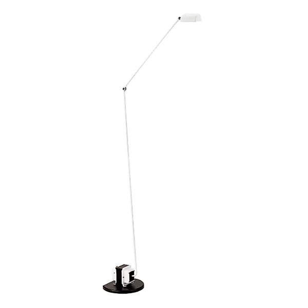 Lumina - Daphine Terra LED Stehleuchte - weiß matt/BxH 45x91cm/Fuß Gußeisen günstig online kaufen