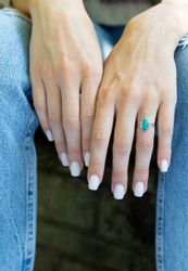 mantraroma Silberring SARALA Ellipse aus 925 günstig online kaufen