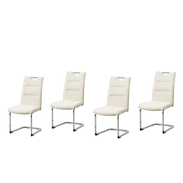 HTI-Living Freischwinger Schwingstuhl DannyC PU Creme günstig online kaufen