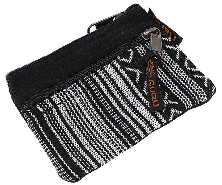 Guru-Shop Geldbörse Ethno Portemonnaie, Geldbeutel - schwarz/weiß günstig online kaufen