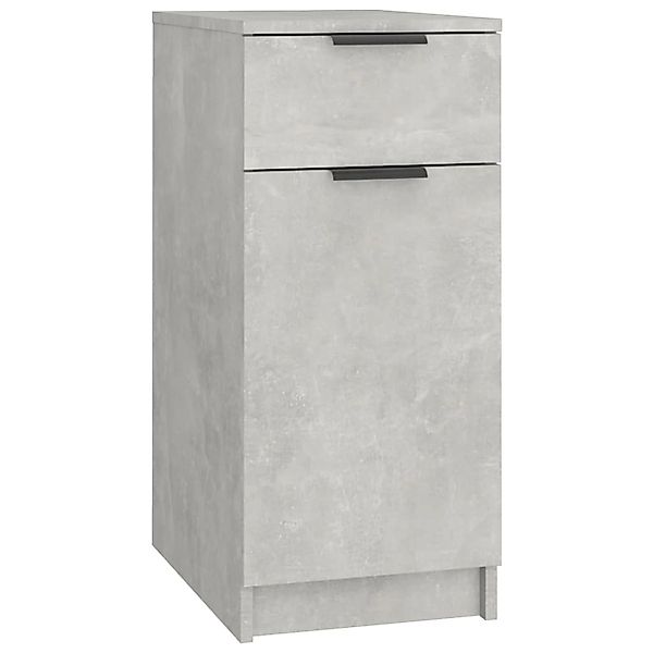 vidaXL Schreibtischschrank Betongrau 33,5x50x75 cm Holzwerkstoff günstig online kaufen