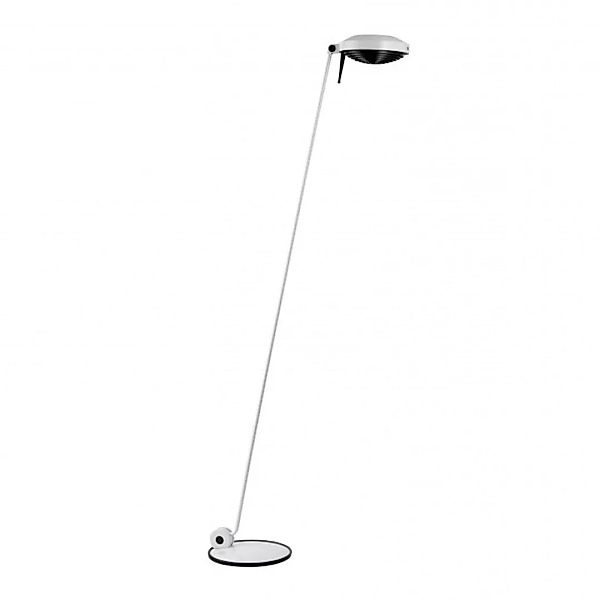 Lumina - Elle 1 Stehleuchte - weiß/Schirm schwarz Ø23cm/H 180cm/mit Dimmer/ günstig online kaufen