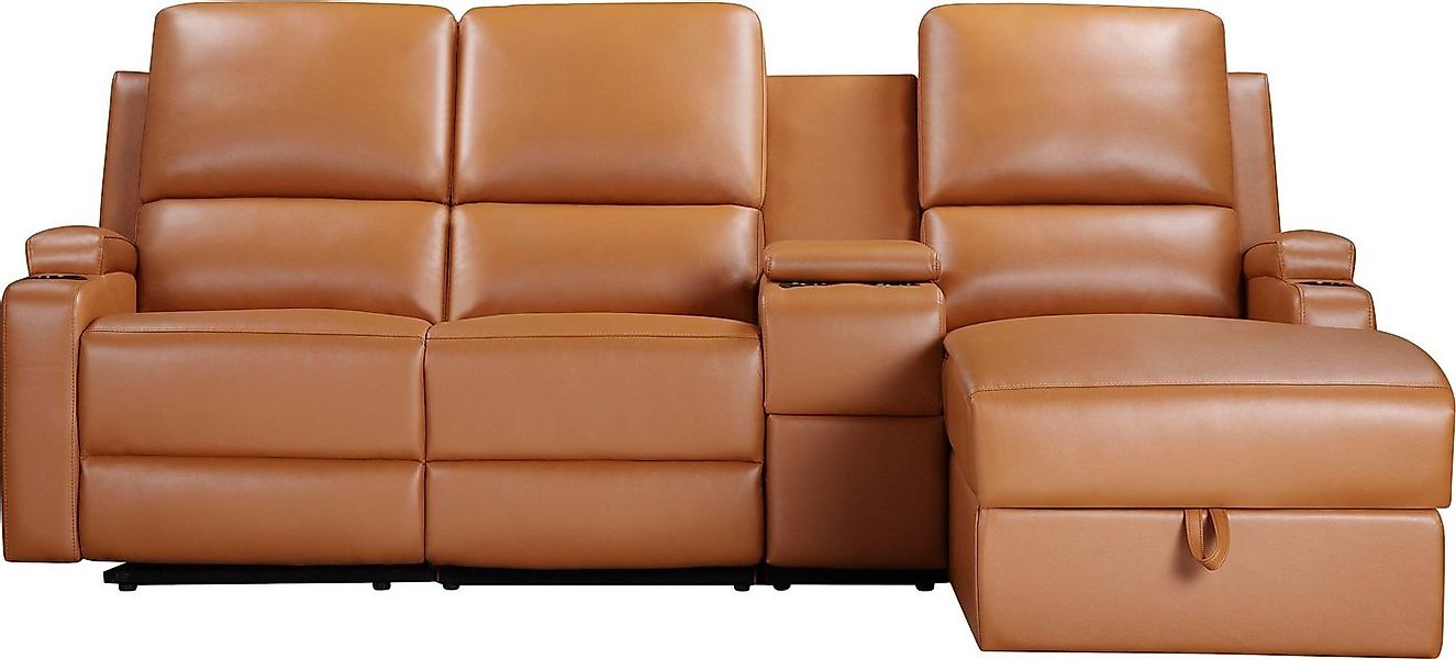 OTTO home Ecksofa NAPORI Multimediasofa, 3er Kinosessel XXL, L-Form, 3 Bezu günstig online kaufen