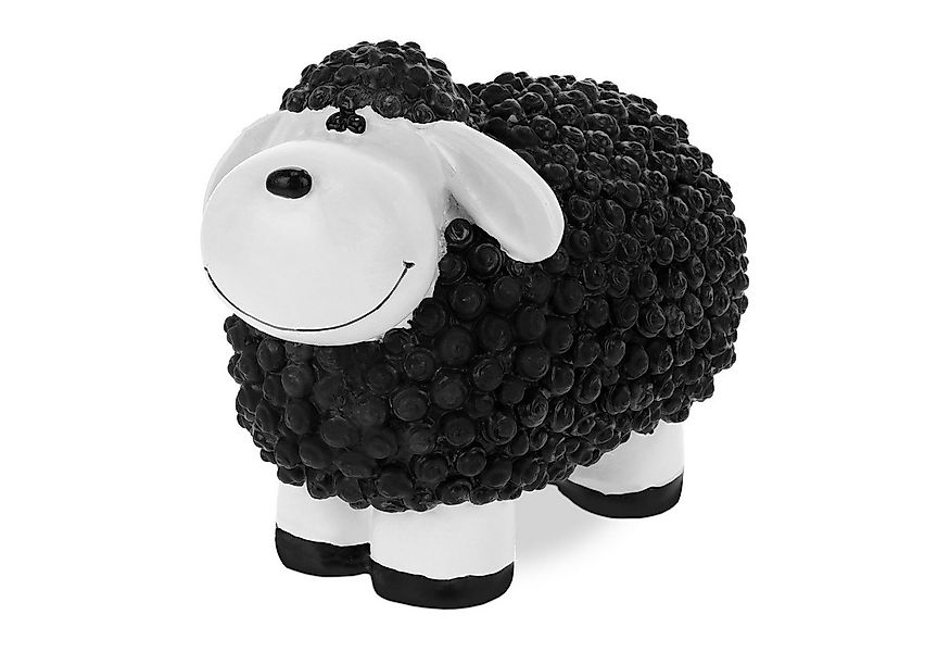 relaxdays Gartenfigur Schaf, schwarz günstig online kaufen