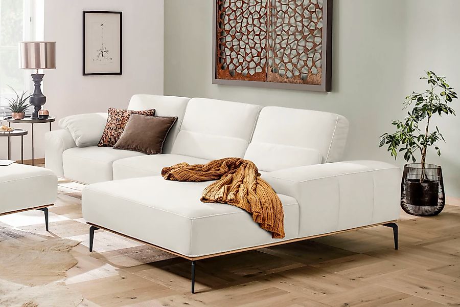 W.SCHILLIG Ecksofa "run, Designsofa mit tollem Sitzkomfort, bequem, L-Form" günstig online kaufen
