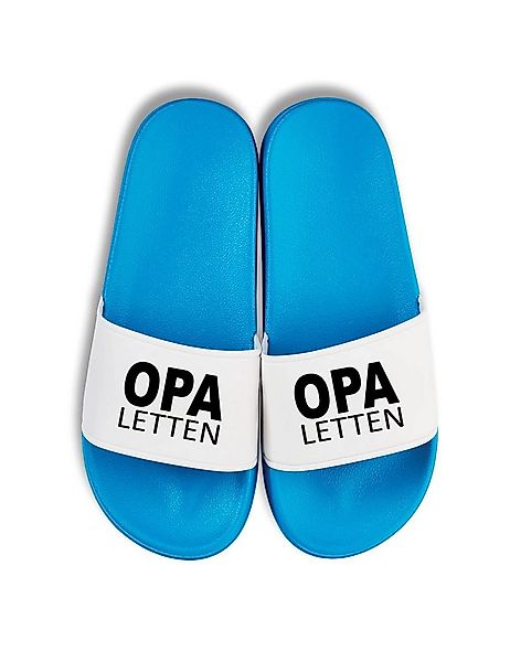 Youth Designz Herren Badelatschen "Opa Letten" Fun-Print lustig Geschenk St günstig online kaufen