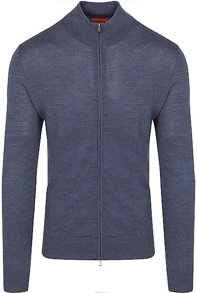 Suitable Cardigan Merino Denim Blau - Größe XXL günstig online kaufen