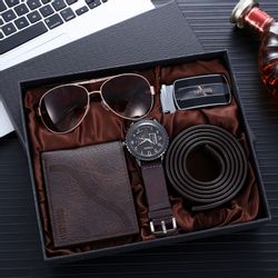 MODFU Geldbörse Gentleman-Set Herren Geschenkset Gürtel günstig online kaufen