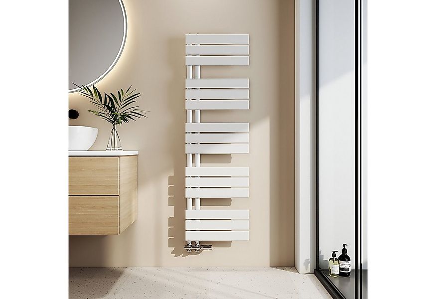 EMKE Badheizkörper Flach Paneelheizkörper Handtuchtrockner, 570W für 6qm Ra günstig online kaufen