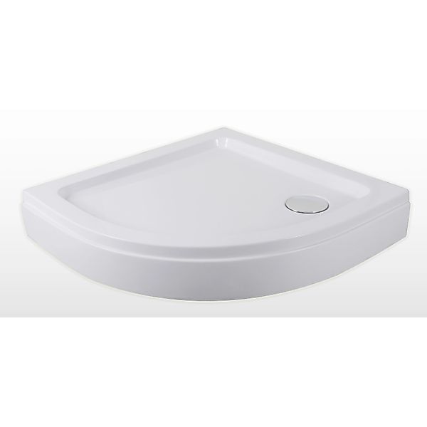 Sanotechnik Duschwanne Viertelkreis 80 cm x 80 cm Weiß günstig online kaufen