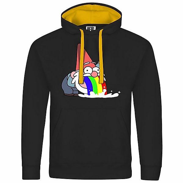 deinshirt Kapuzenpullover Herren Kapuzenpullover Kotzender Zwerg Mit Print günstig online kaufen
