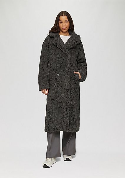 QS Wintermantel Outdoor-Mantel Teddymantel im Loose Fit günstig online kaufen