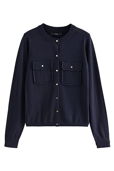 Next Strickjacke Weiche Strickjacke mit Fronttasche und Baumwolle (1-tlg) günstig online kaufen
