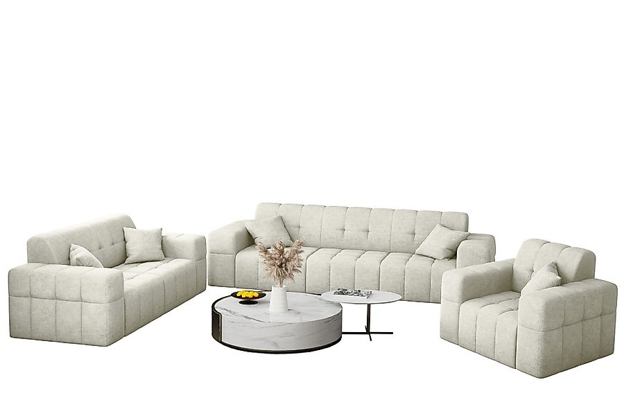 Fun Möbel Polstergarnitur Sofaset Designersofa NANCY günstig online kaufen