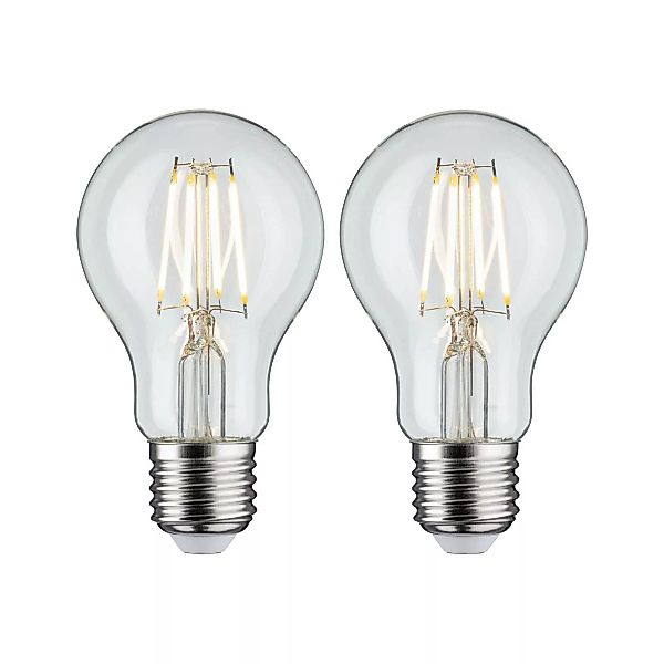 Paulmann "Filament 230V LED Birne E27 2x470lm 2x5W 2700K Klar" günstig online kaufen