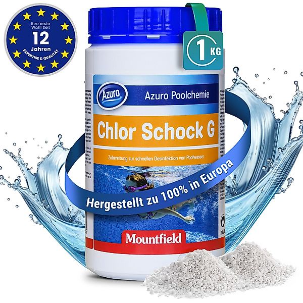 Azuro Chlorgranulat Chlor Schock Granulat-56% Aktives günstig online kaufen