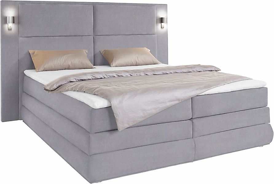 COLLECTION AB Boxspringbett »Copenhagen«, inklusive Bettkasten, Topper, wah günstig online kaufen