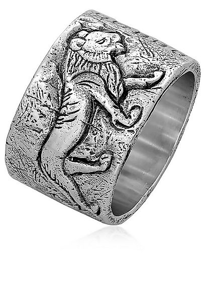 HAZE & GLORY Siegelring Bandring - Lions Eye 925 Silber günstig online kaufen