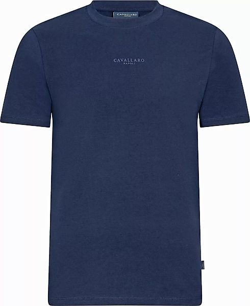 Cavallaro Darione T-Shirt Logo Navy - Größe S günstig online kaufen