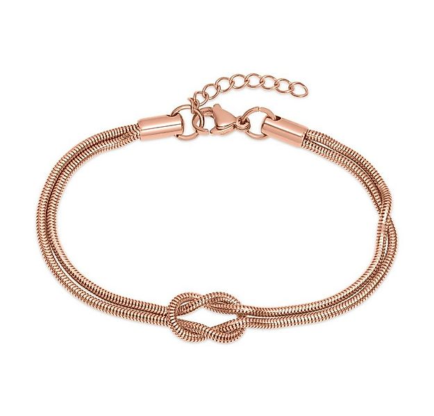 Unique Armband Roségoldenes Liebesknoten Partnerarmband günstig online kaufen