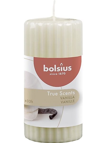 Bolsius Duftkerze Bolsius Duft Stumpenkerze geriffelt günstig online kaufen