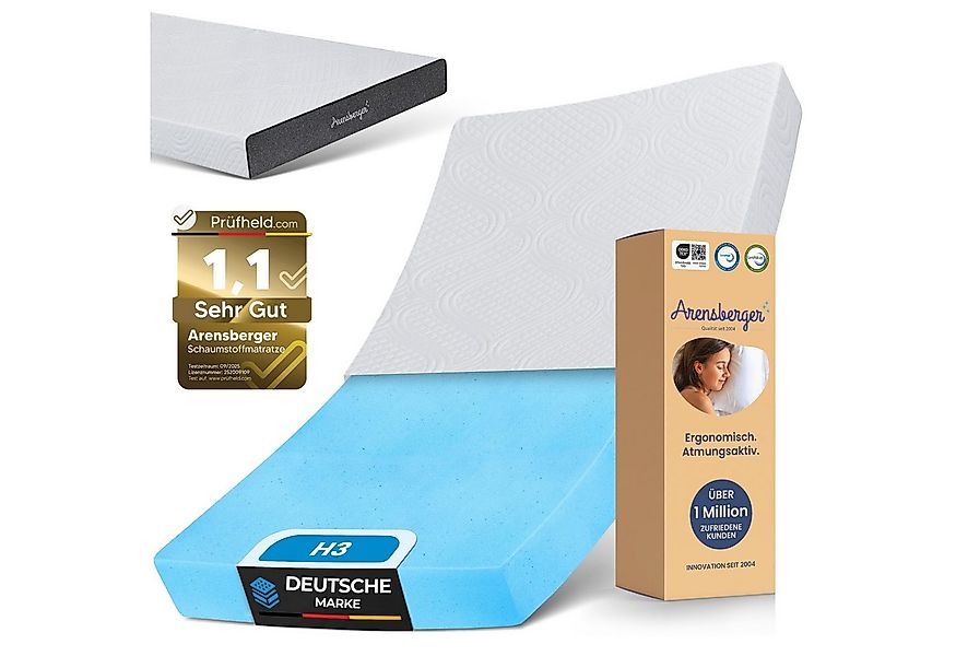 Kaltschaummatratze Gelschaum Matratze ANNA, Rollmatratze Komfortmatratze H3 günstig online kaufen