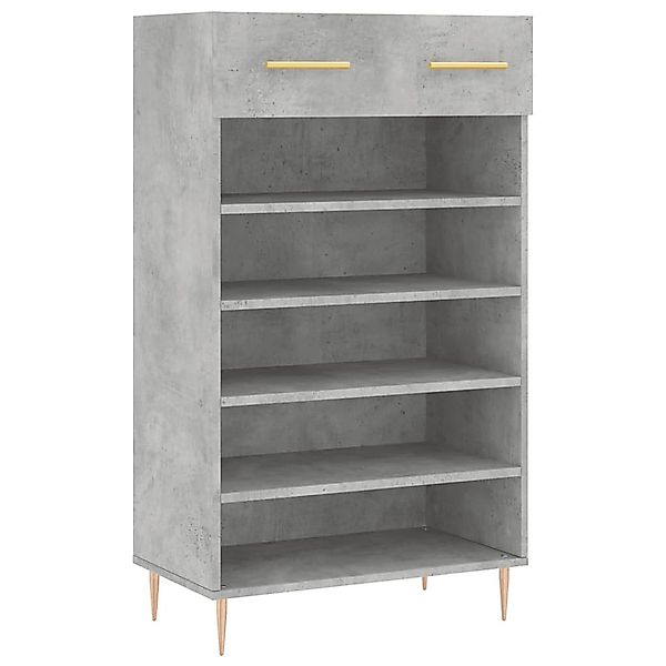 vidaXL Schuhschrank Schuhschrank Betongrau 60x35x105 cm günstig online kaufen