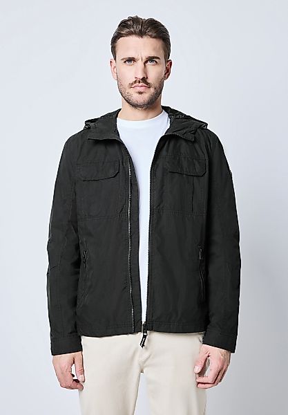 STREET ONE MEN Funktionsjacke, mit Kapuze, mit Kapuze mit Tunnelzugband günstig online kaufen